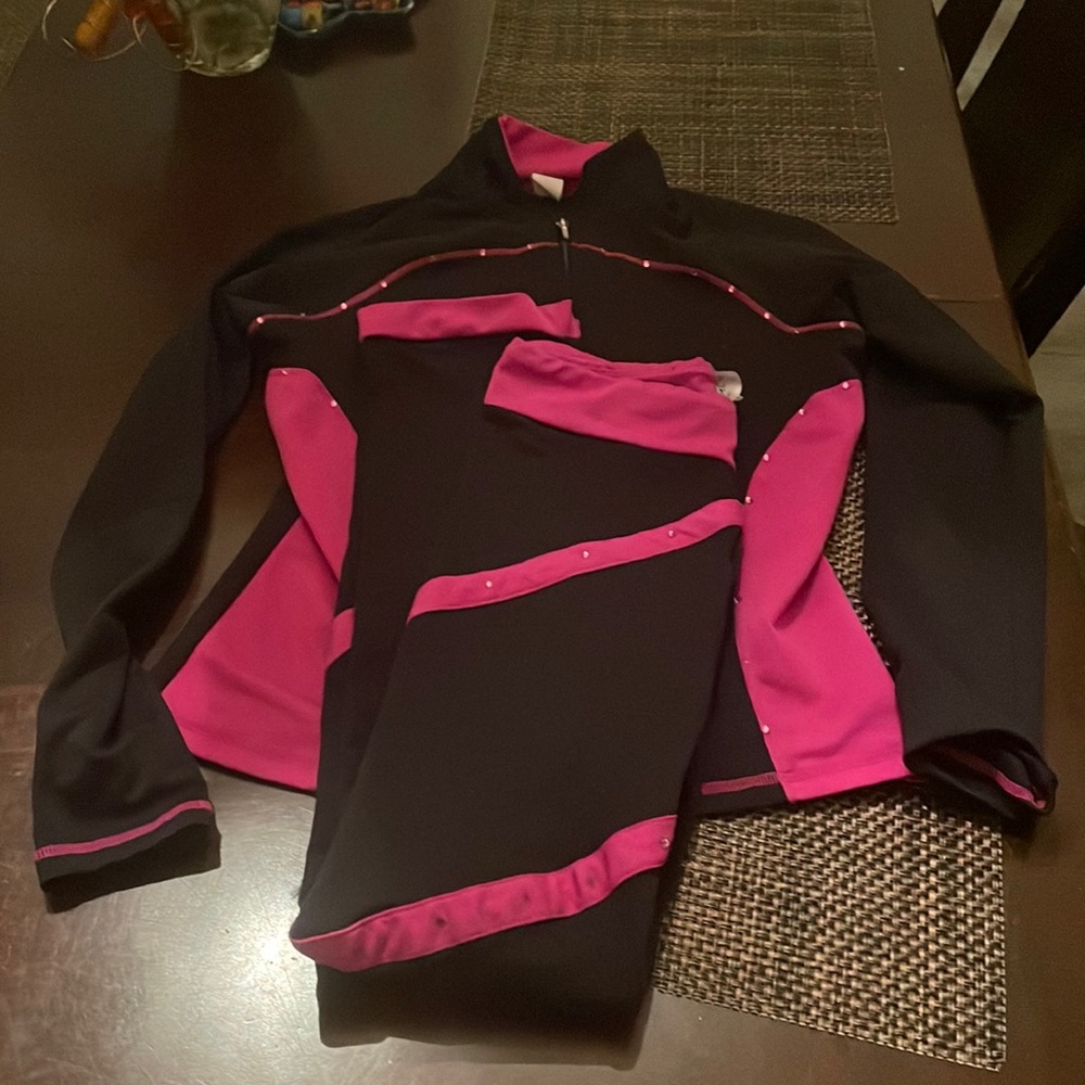 ChloeNoel ice skating pant and jacket